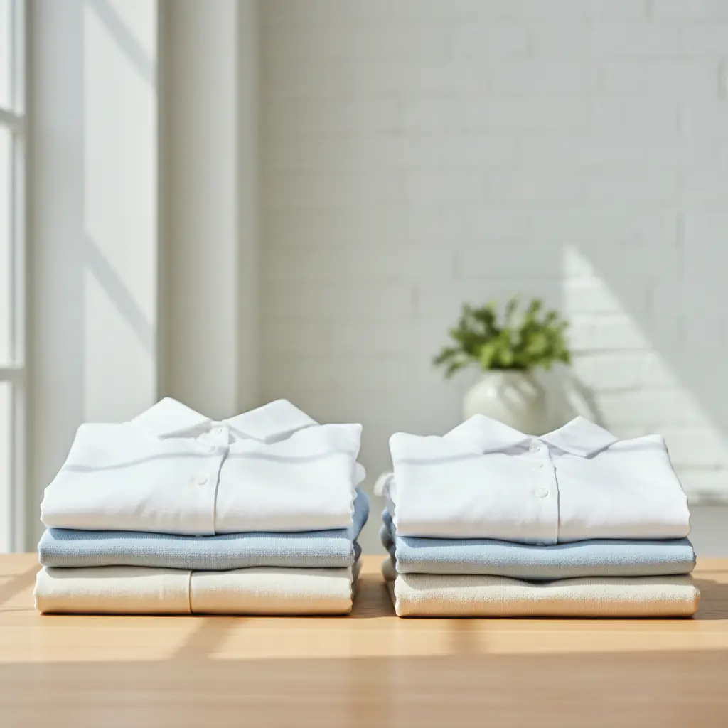 Clean folded clothes